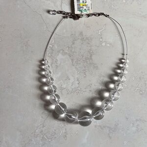 Chic Transparent Beaded Necklace